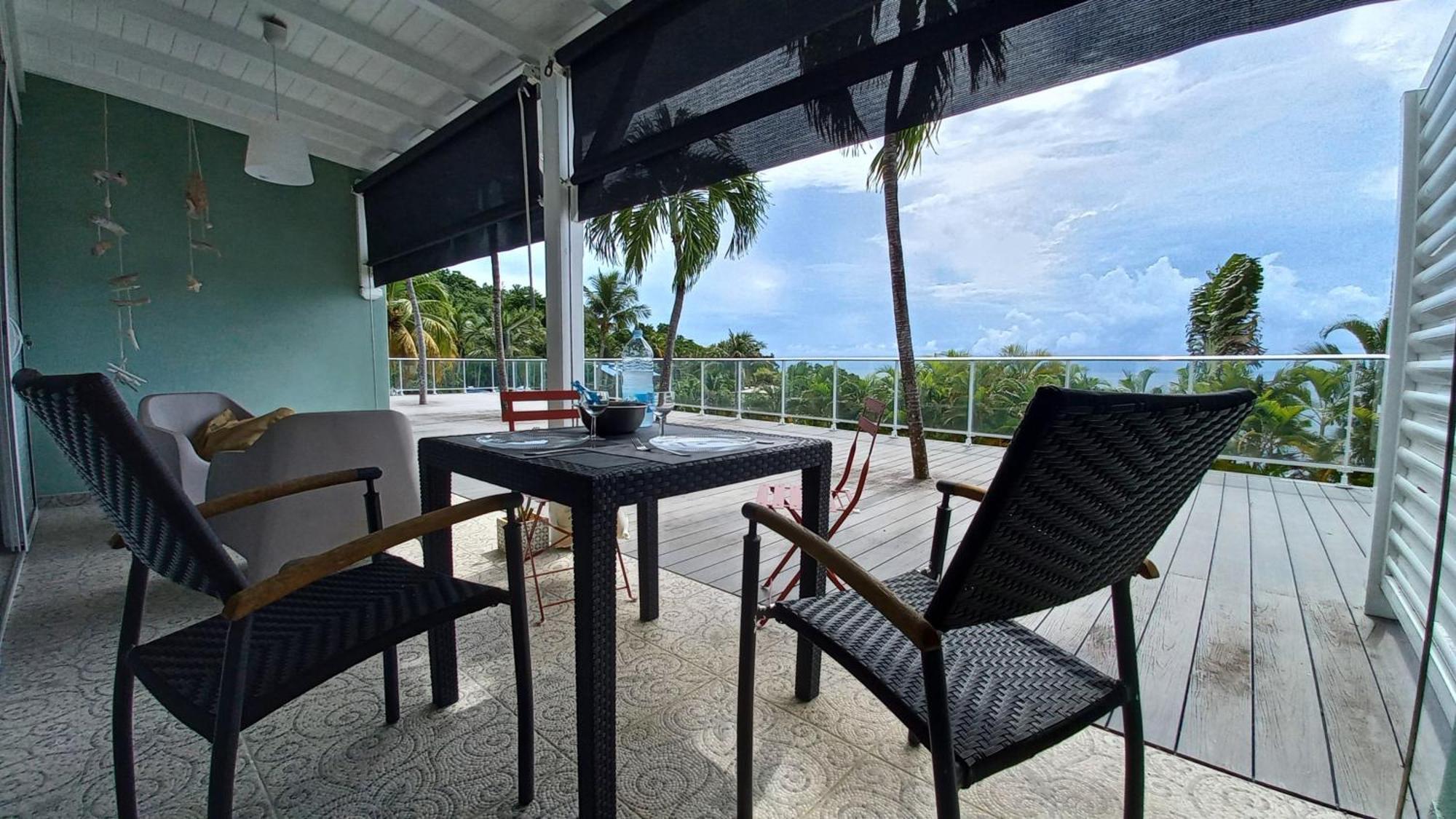 Logements Vue Mer Acces Piscine En Guadeloupe Bouillante Bagian luar foto